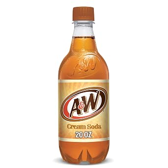 صودا كريم A&W ، مصنوعة من الفانيليا المسنة ، 20 زجاجة Fl Oz ، عبوة من 12 ، إجمالي 240 Fl Oz