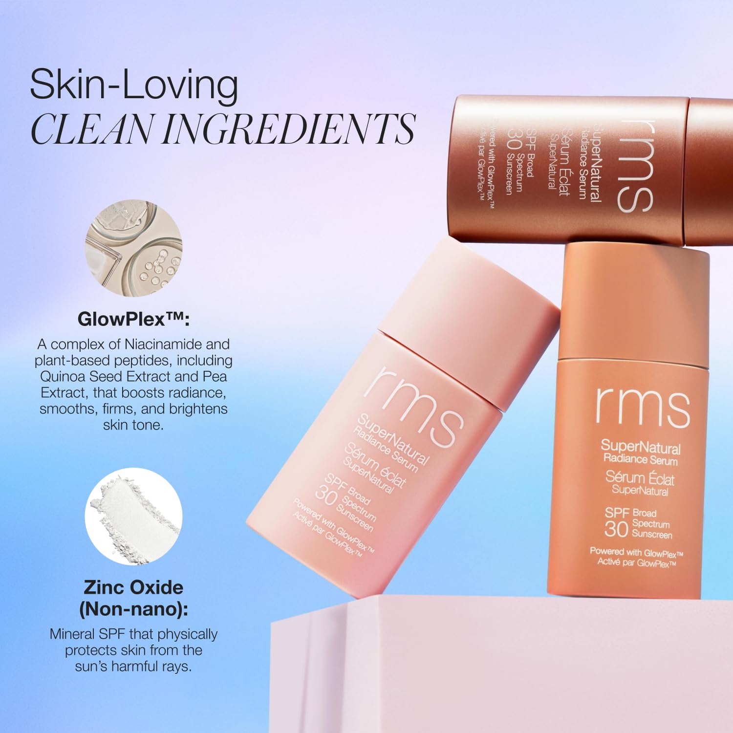 RMS Beauty SuperNatural Radiance Serum SPF 30 Mineral Sunscreen