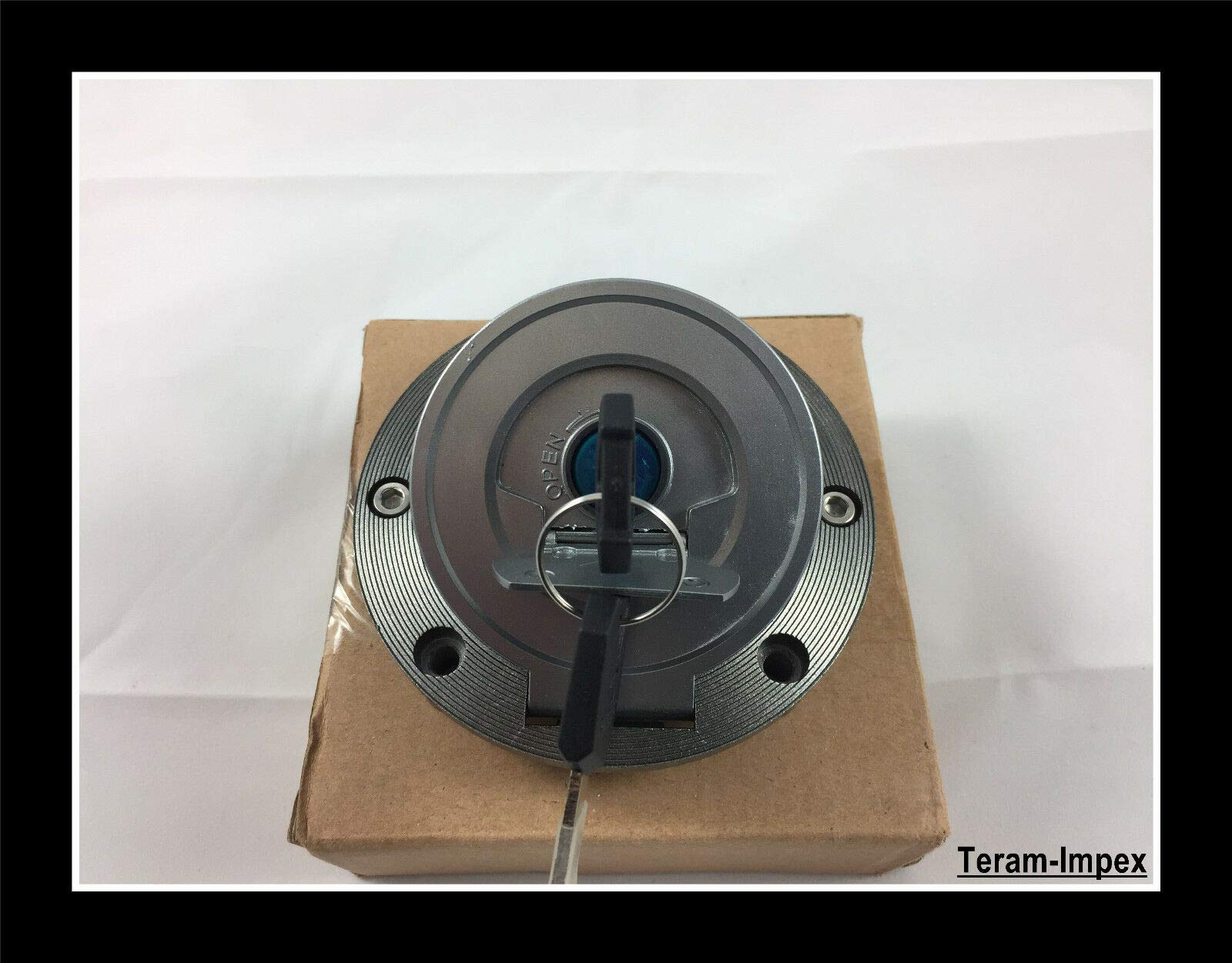 TERAM LOISIRS Trappe à Essence Bouchon Reservoir à clé pour Yamaha YZF R1 R6 FZ6 XJR FJR XJ6 NEUF FRANCE