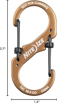 Amazon.com: Nite Ize S-Biner SlideLock Aluminum - Durable Dual