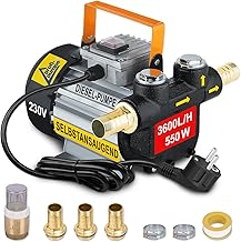 AMUR DIESELPUMPE HEIZÖLPUMPE ÖLPUMPE Biodiesel SELBSTANSAUGEND Diesel Set Standard-4 ELEKTRISCHE 230V DIESELPUMPE Leistungsstarker Motor (Pumpe Standard-4)