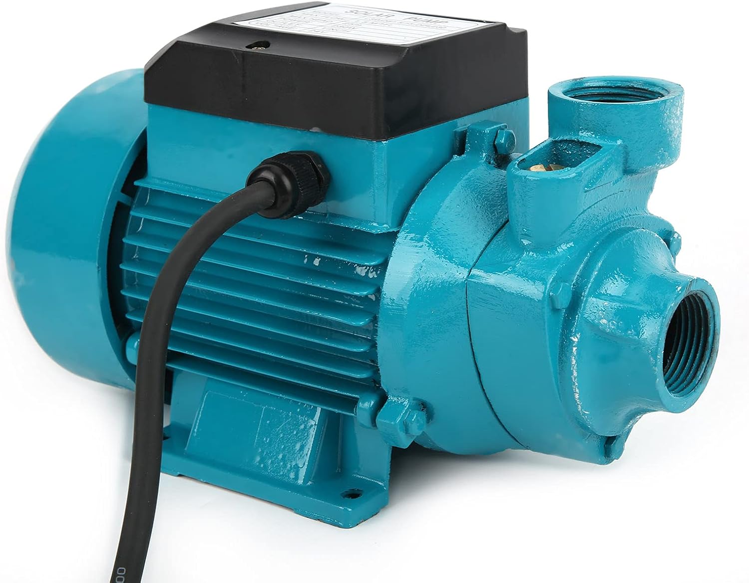 Electric Pump DC Solar Unipolar Impeller Pump Horizontal Mini Electric Pump Single Suction Pump Water Supply Parts 230W 25m DC24V