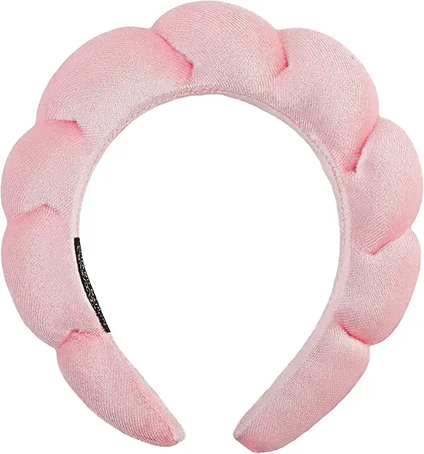 YUXIANLB Pink Spa Headband for Face Washing & Skincare - Women's Hair Accessory