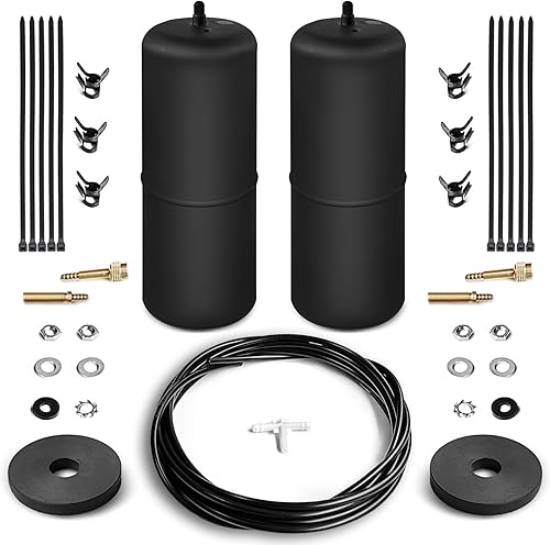 KEIYSHOLCK 60618HD - Kits de resorte de aire trasero compatibles con camionetas Ram 1500 y Ram 1500 Classic 2009-2022, hasta 2,000 libras de