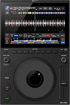 AlphaTheta CDJ-1500X DJ Multi Player, 10.1-inch Touchscreen, Wi-Fi