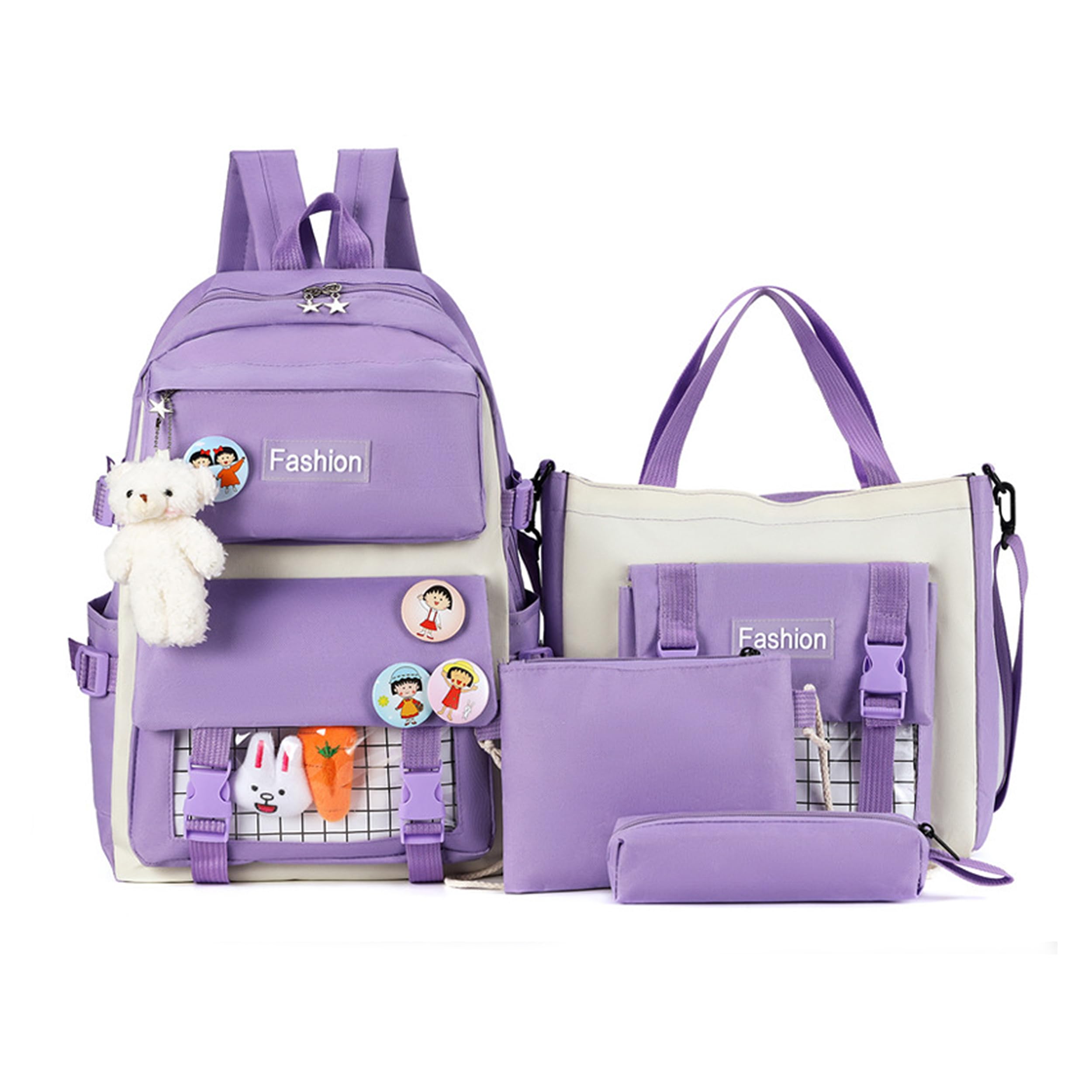 See full amazon price history chart for Yindella Girls Cartoon Backpack Set of 4 Cute Schoolbag for Women Waterproof Multi-Pocket Campus School Bag for Primary Middle School Student & Teenagers (Purple) Yindella Girls Cartoon Backpack Set of 4 Cute Schoolbag for Women Waterproof Multi-Pocket Campus School Bag for Primary Middle School Student & Teenagers (Purple) (B0CRF3T6DW) Amazon Price History, Amazon Price Tracker