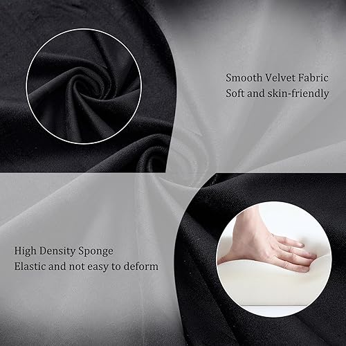 Vista 23 de Furniliving Swivel Vanity Stool Contemporary Round Velvet Back Tilt Accent Chairs 360° Makeup Chair with Chrome Frame Height Adjustable Charming