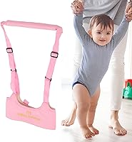 Vista 1 de Arnés para caminar para bebé, ayudante de mano para niños pequeños, andador para bebés, amigable con la piel, alivia el dolor de espalda, ajustable