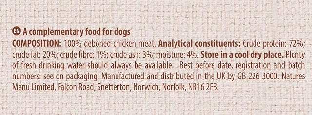 Foto 6 de 7 de Nature's Variety Freezed Dried Cubos Liofilizados De Carne De Pollo Deshuesada para Perros, Caja De 6 X 50G