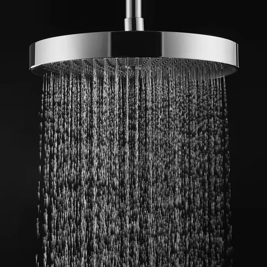 Waterman Siri Rain Shower Head 10" Single Flow ABS Material Shower Head For Bathroom (Without Arm)