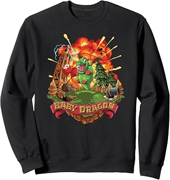 Clash of Clans Baby Dragon Epic Explosion Logo Sweatshirt