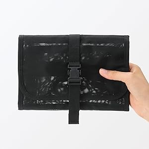 Amazon.co.jp: 無印良品 ナイロンメッシュ吊るして使える洗面用具 