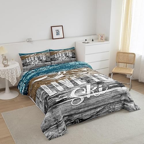 Miniatura 30 de Castle Fairy Juego de edredón de hongos, tamaño matrimonial, juego de ropa de cama de 3 piezas para decoración de habitación de niños y niñas, juego