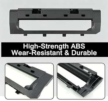 メインブラシカバー&モップホルダー交換セット、Roborock Saros 20シリーズと互換性あり、掃除機部品、ディープクリーニングとモップ掛け用アクセサリーの取り付け