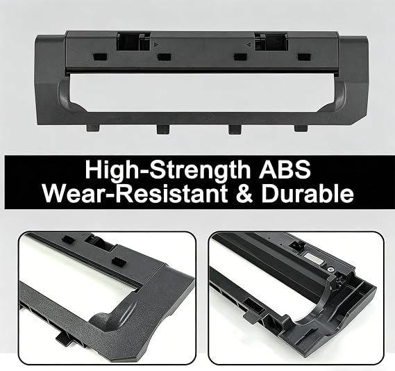 メインブラシカバー&モップホルダー交換セット、Roborock Saros 20シリーズと互換性あり、掃除機部品、ディープクリーニングとモップ掛け用アクセサリーの取り付け