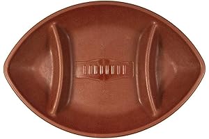 Creative Converting Football Chip and Dip Stadium Serving Bowl