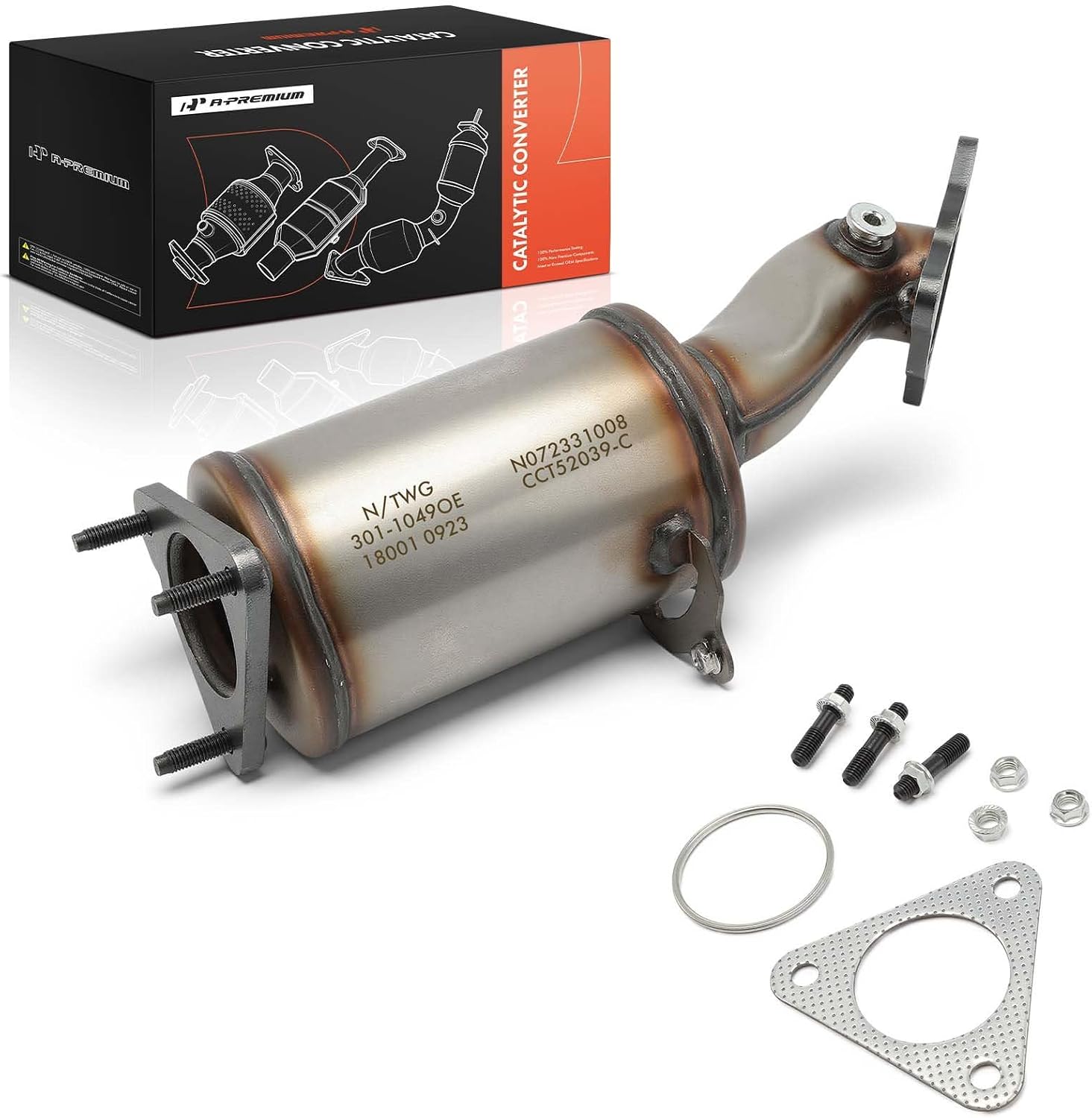 A-Premium Catalytic Converter Kit Direct-Fit for Chevrolet Colorado & GMC Canyon 2.5L (2015–2019)