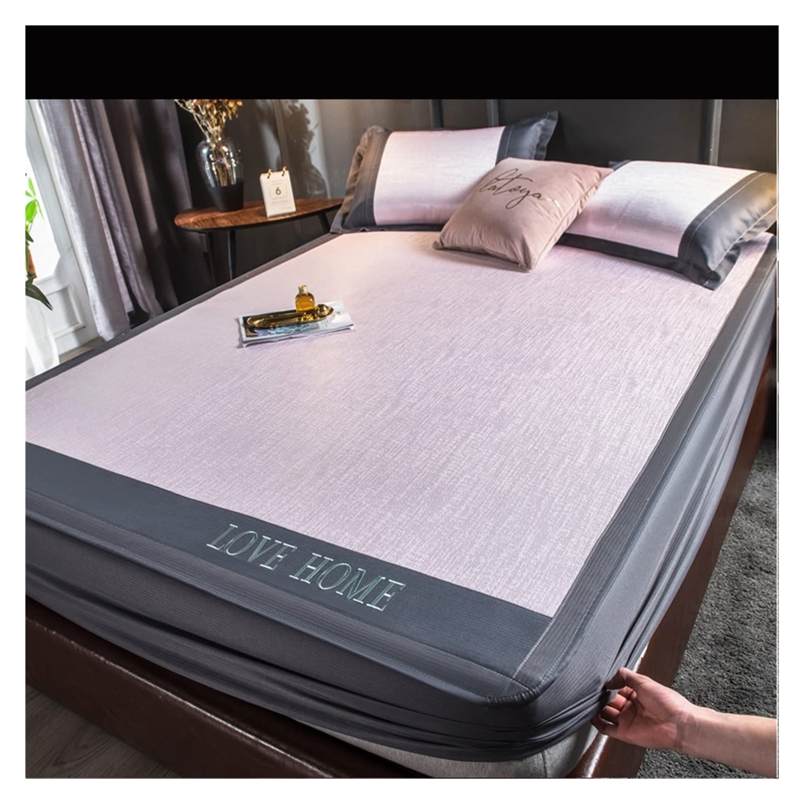 Ensemble de draps en soie pour rafraîchir votre chambre pendant la saison estivale