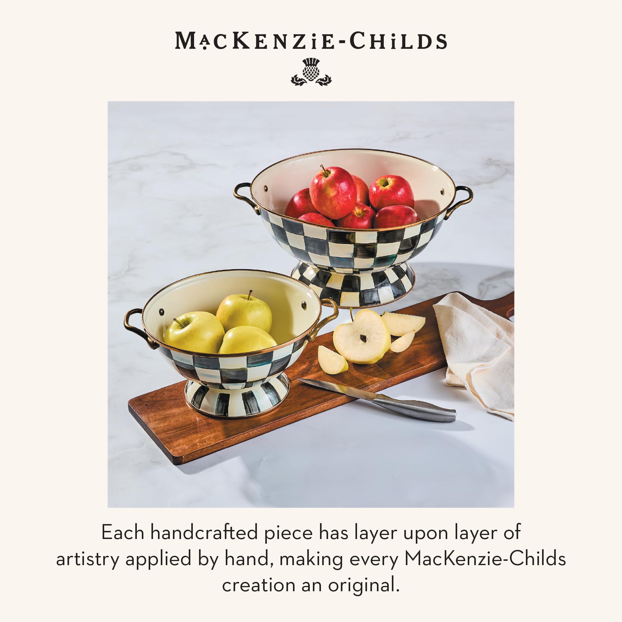 ♥MACKENZIE-CHILDS♡ チェッカーボード 鍋・ボウルセット Amazon.com | MACKENZIE-CHILDS Enamel Bowl, Small Serving Bowl for