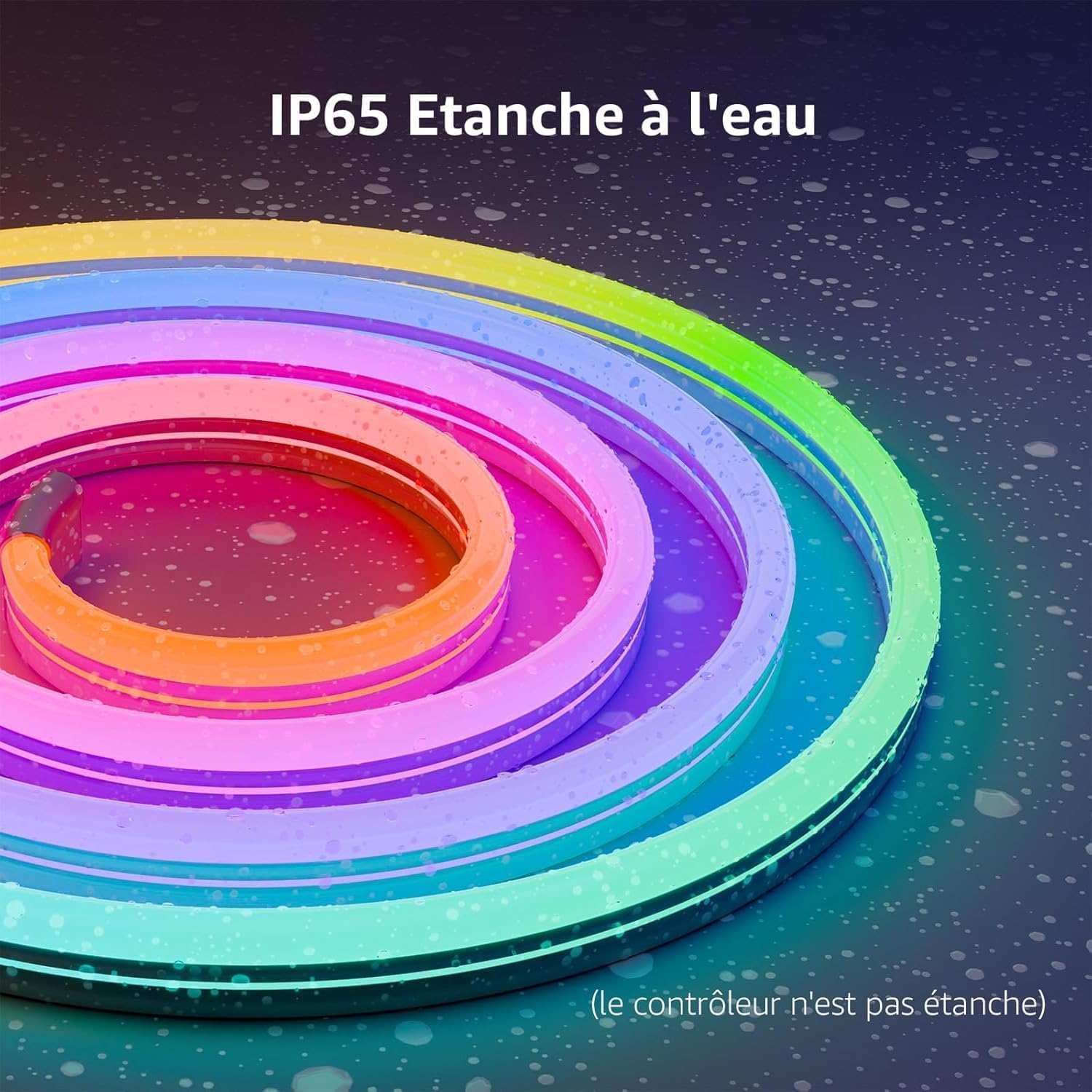 Lepro N1 IA Ruban LED Neon 6M, RGB+IC Bande LED Étanche Contrôle Segmenté