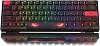 Womier 60% Keyboard, WK61 V2 Mechanical RGB Wired Gaming Keyboard, Hot Swappable Creamy Keyboard with PBT Key Cap, Linear Red Switch for WindowsMac Black