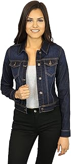 StyLeUp Women's Classic Casual Vintage Denim Jean Jacket/Vest Regular & Plus Size