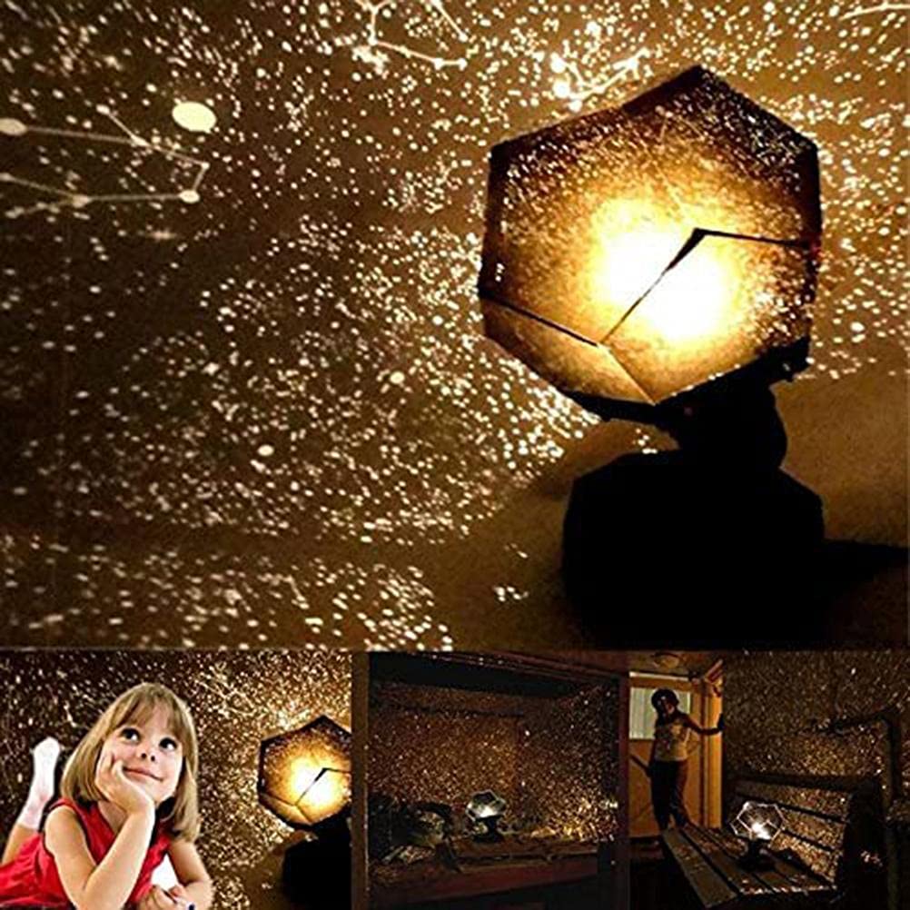 Proyector de galaxia LED Luz de noche estrellada Proyector de luz LED Luz de noche de cielo estrellado USB Luz de atmósfera de cielo estrellado Proyector de luz de noche de cielo estrellado con estrel