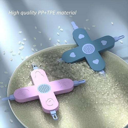 Miniatura 7 de 2 piezas de limpiador de nariz, uñas y oídos 4 en 1 para bebé, herramienta de eliminación segura de cera de oídos y limpiador de nariz para bebé