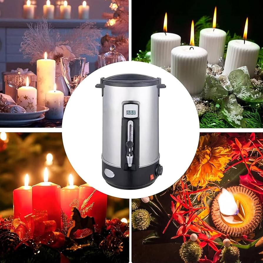 食器 candle Scentworx 14.5 oz Mandarin Citrus 3-Wick Jar Candle by