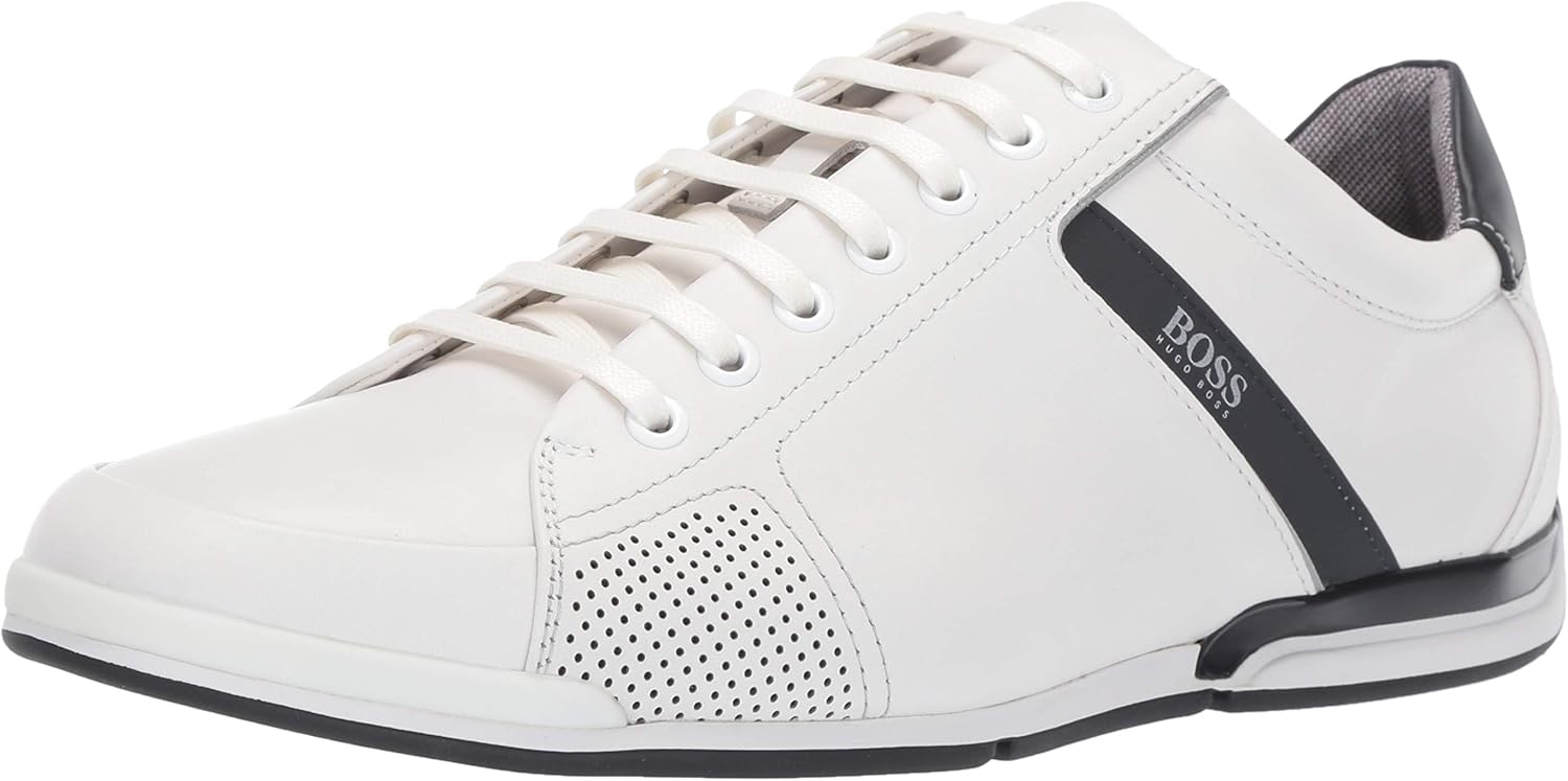 Buy Hugo Boss Mens Saturn Leather Sneaker at Ubuy Singapore