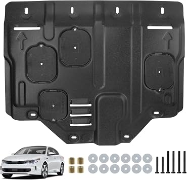 Engine Splash Shield Compatible with Optima 2016-2020, Engine Case Guard Under Cover Fit for Optima 2019,Engine Cover Mud Flaps