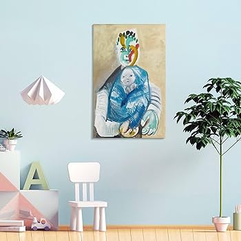 パブロ・ピカソ、【仔羊を連れたポール、画家の息子、二歳】 Yahoo!オークション - 『仔羊を連れたポール』パブロ・ピカソ