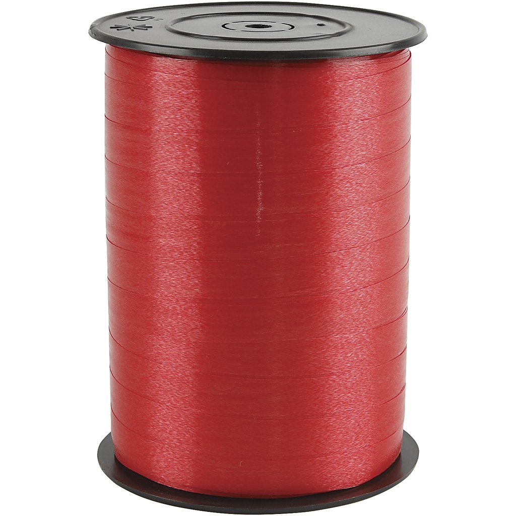 Creativ Company 250-Piece Gift Ribbon, Red Set