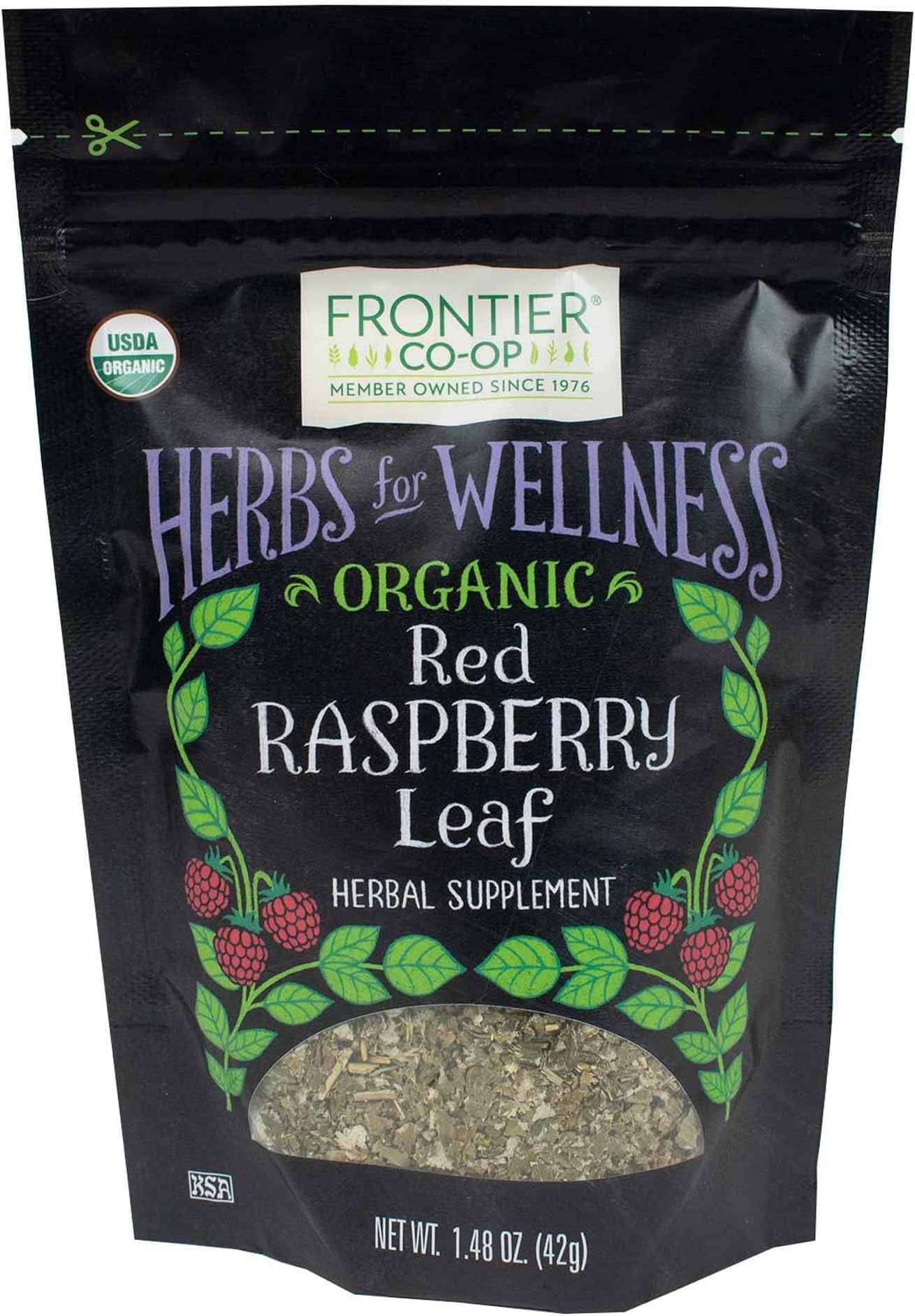 Frontier Co-op Organic Cut & Sifted Red Raspberry Leaf 1.48oz