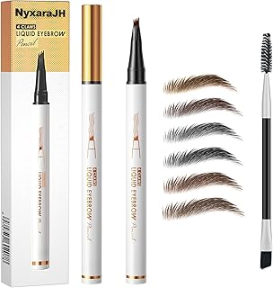 Lápiz líquido de cejas de 4 garras, 6 colores...