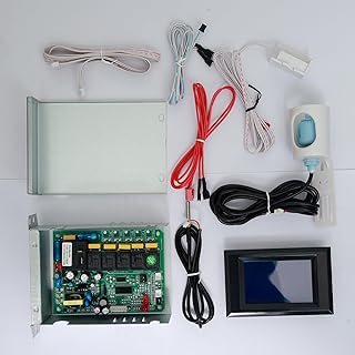 Business Cube Ice Maker Control Board, Industrial Ice Machine Controller Kit, Compatible with Vevor/Coolski/Restisland/Cotlin/Holymuss Split Ice Machines, with 8 Parts in Total