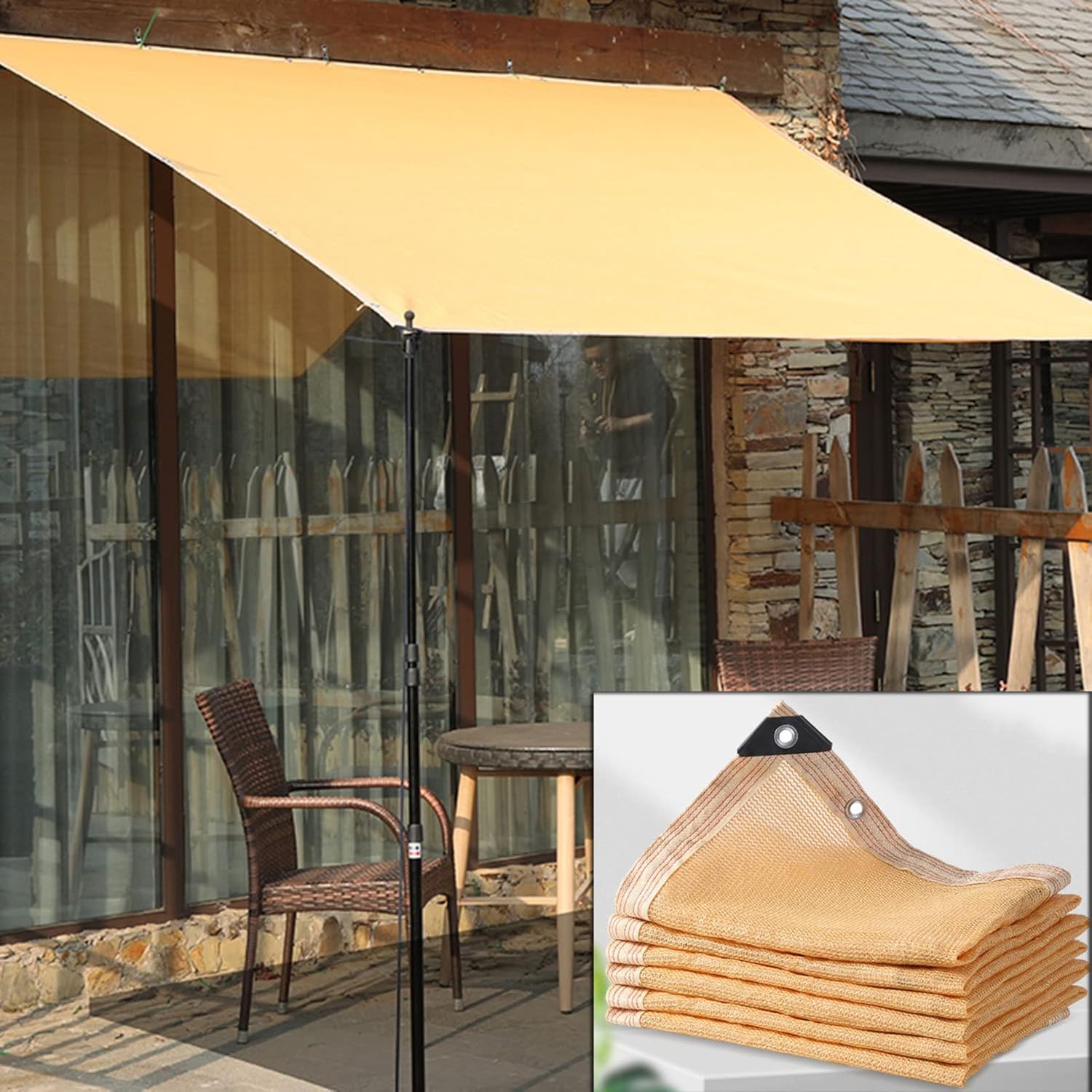 Amazon.com: YHBZ Plant Shade Netting,Sun Shade Cloth,90% Shade Fabric ...