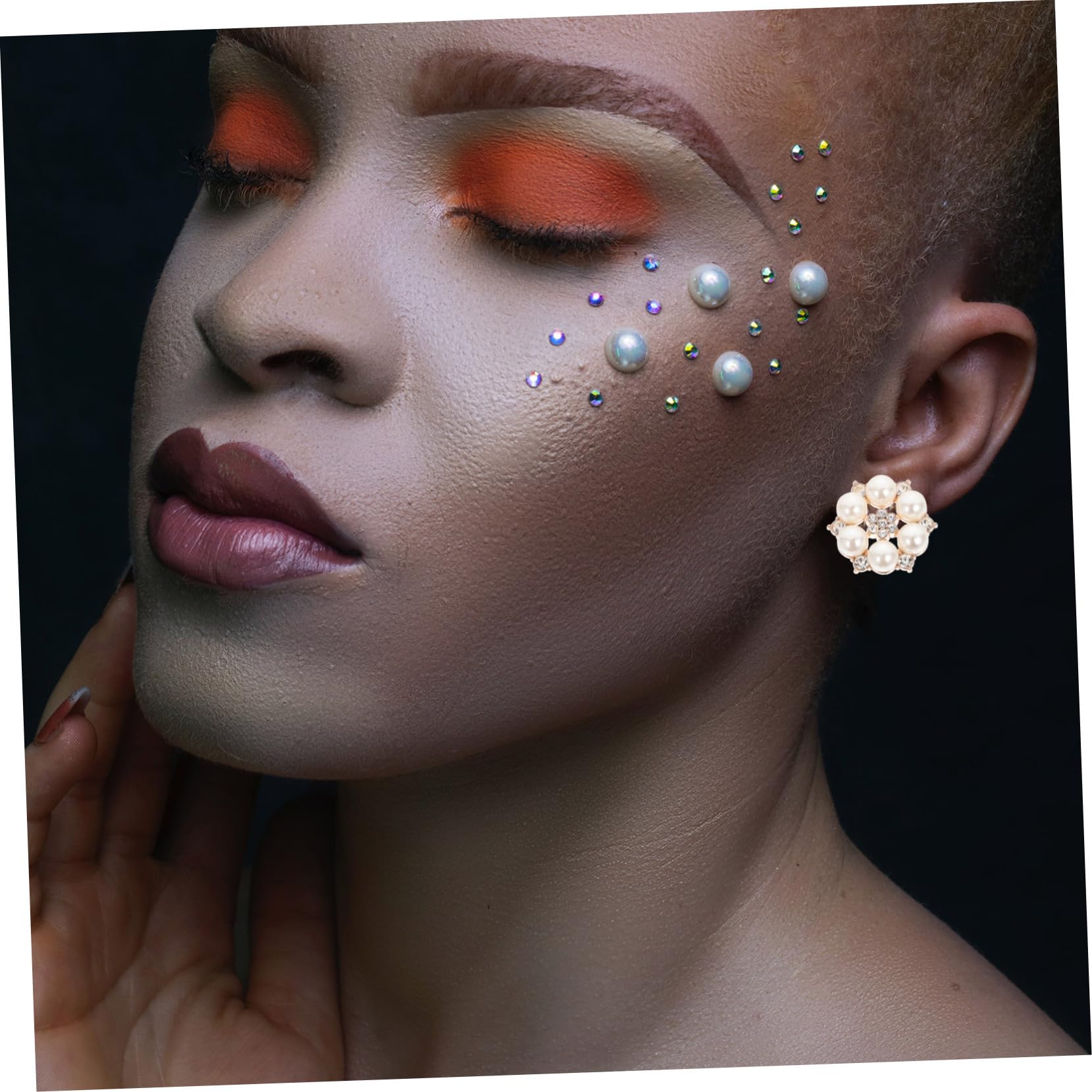 STOBOK 60stücke Perlen Blumenknöpfe Strass Schmuckverzierungen Für Kleidung Taschen Haaraccessoires Hochwertige Bastelmaterialien Für Kreative Gestaltungen