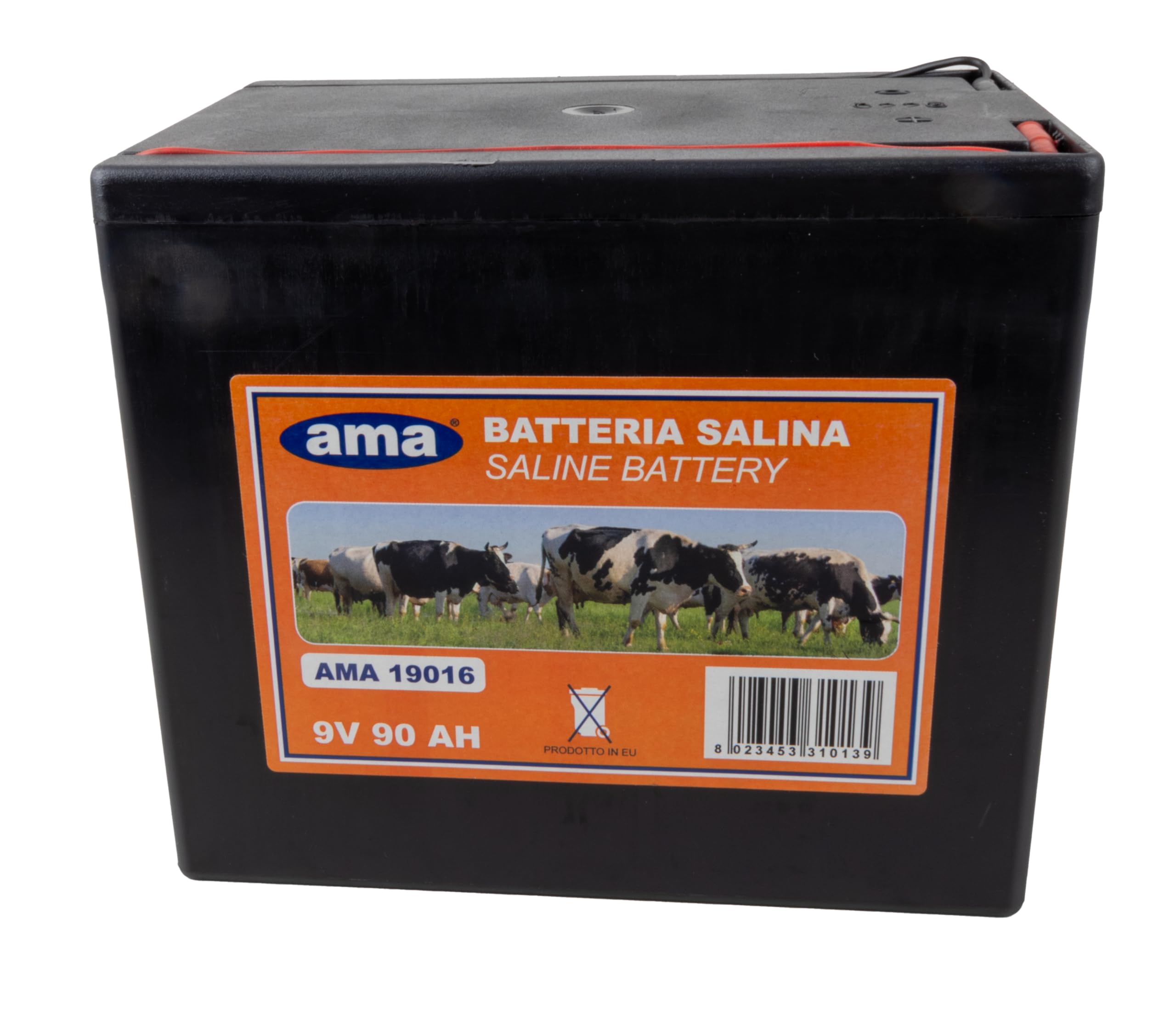 Batteria Zinco-Carbone Ama 9V 90A per Recinti Elettrici