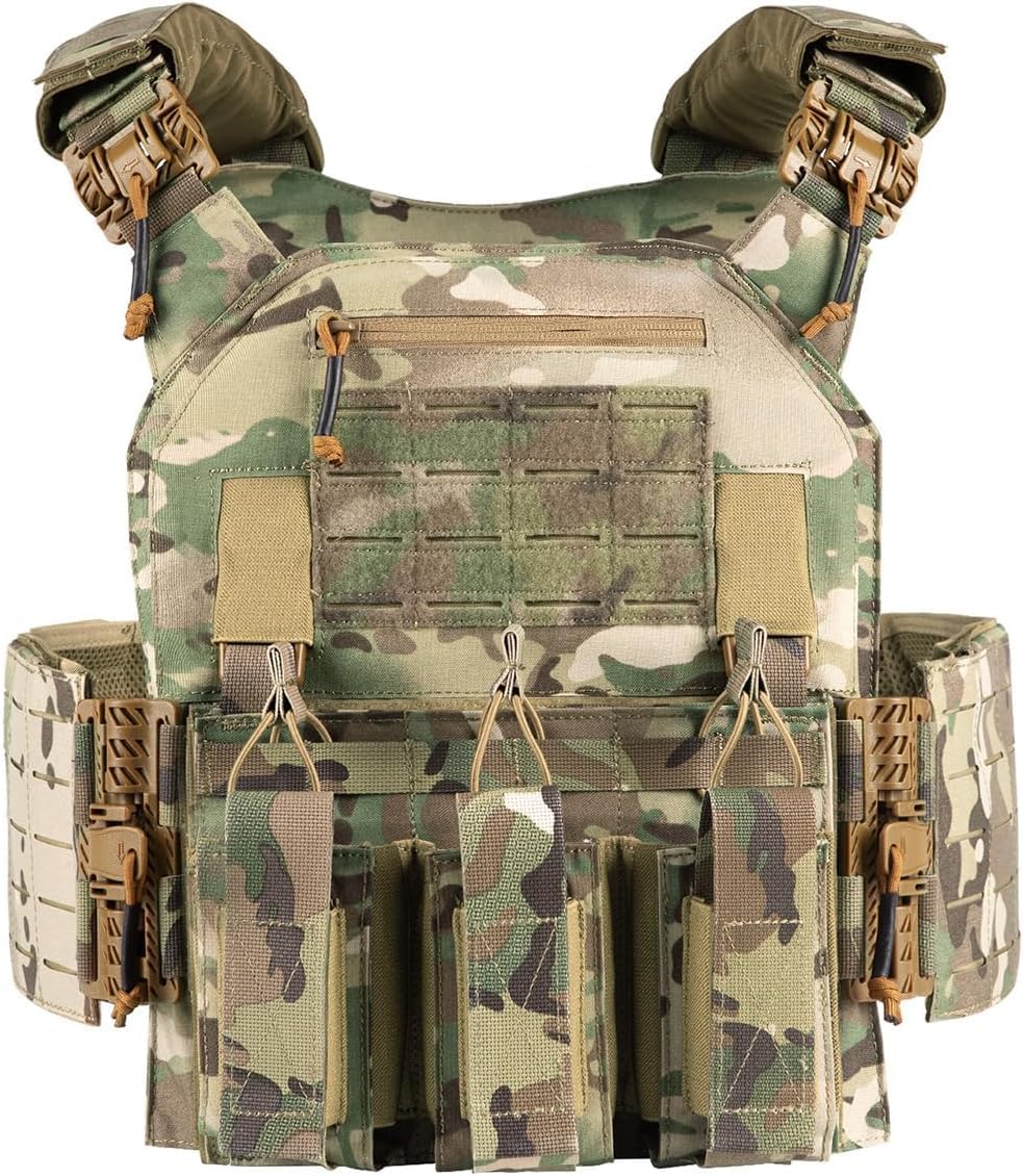 Amazon.co.jp: [VOTAGOO GEAR] 調整式 タクティカルベスト サバイバル