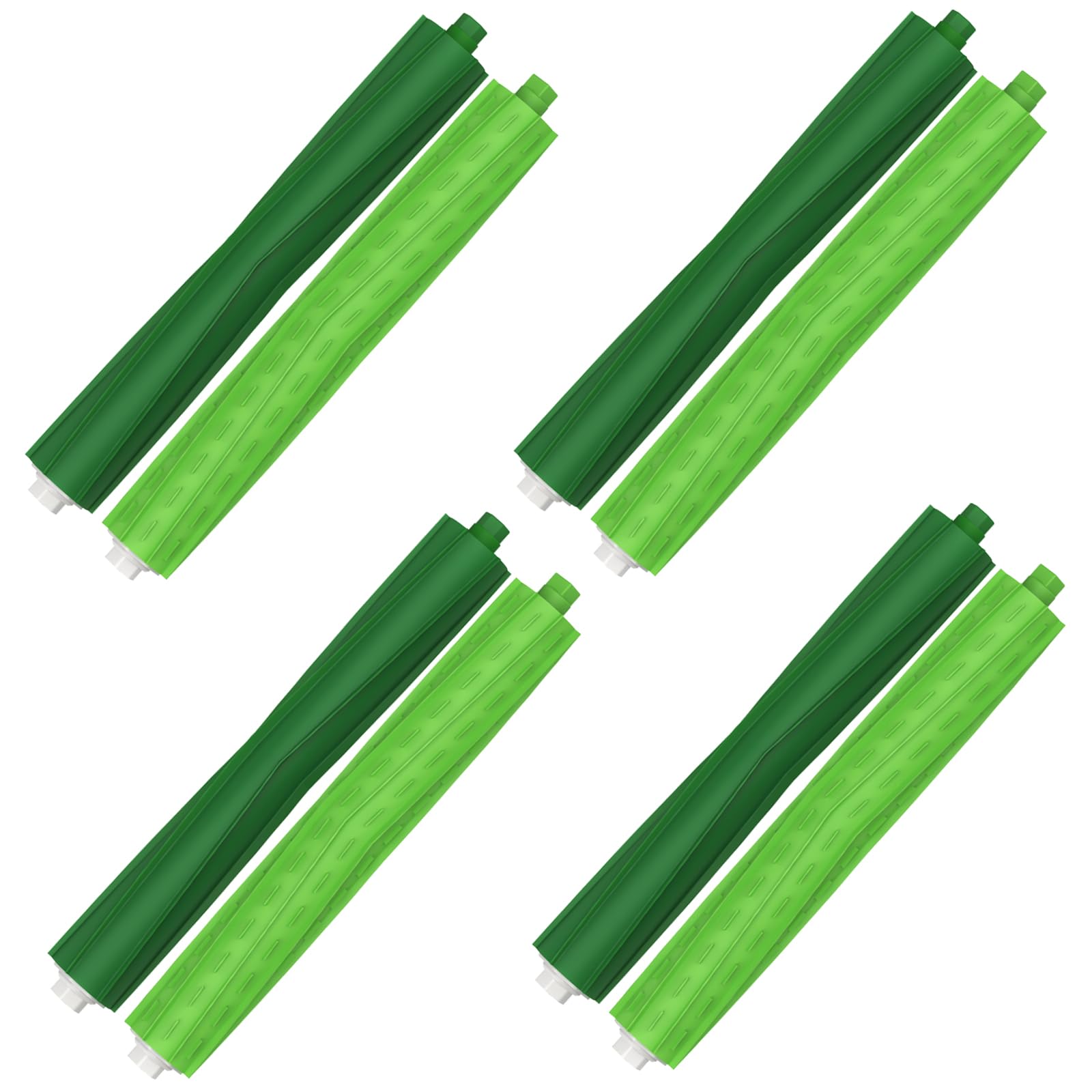4 Sets Replacement Roller Brushes for iRobot Roomba i, j & e Series, Multi-Surface Rubber Brushes for i3 i7 E5 j7 i4 i7+ i3+ i4+ i5 i5+ i6 i6+ i8 i8+ i2 i2+ E6 E7 Vacuum Cleaner