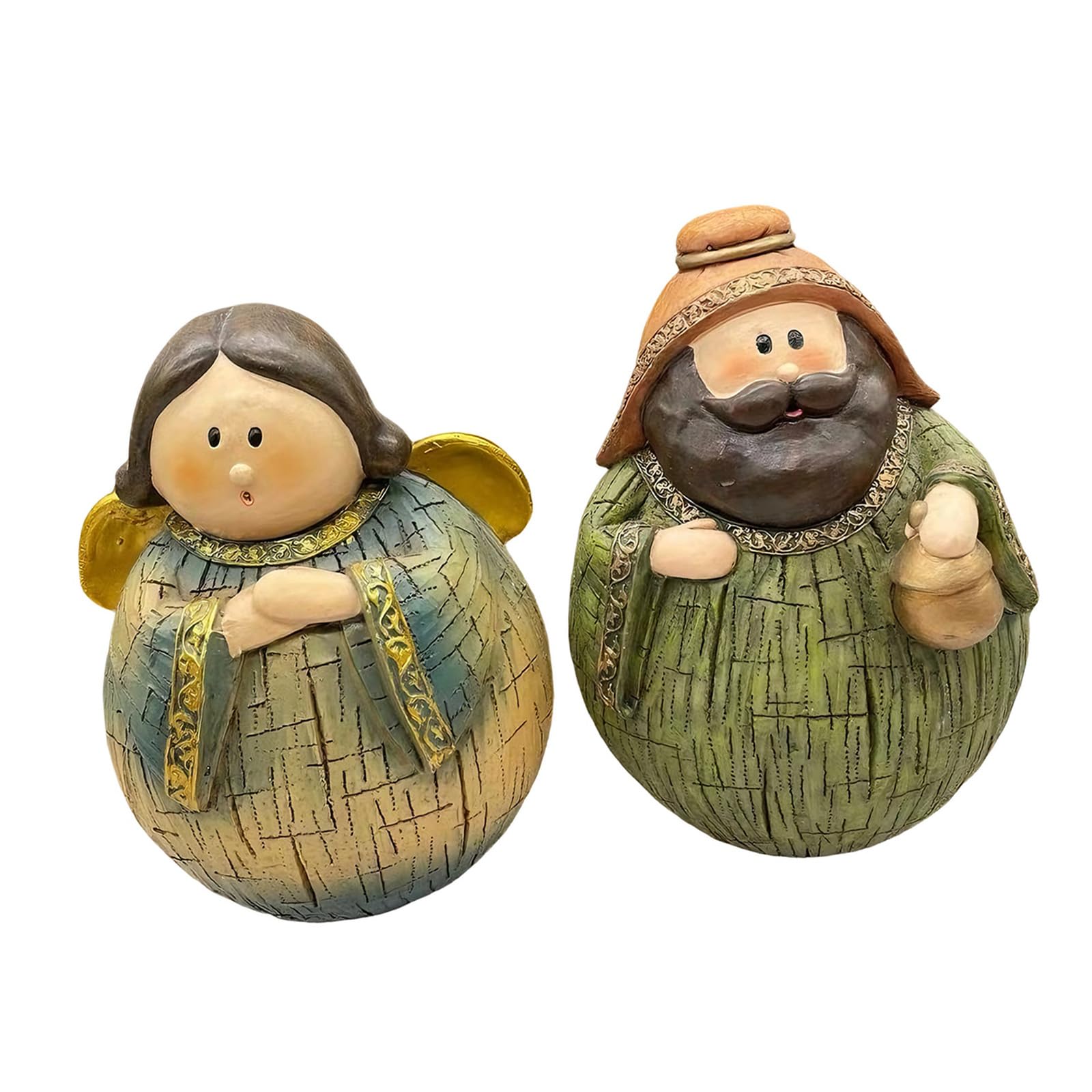 ordinarYone Christmas Nativity Figurine Holy Family Figure Nativity Figure,Table Ornament Christmas Decors for Living Room