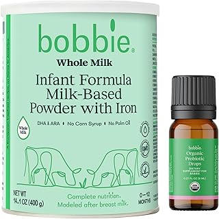Bobbie Whole Milk Grass Fed Baby