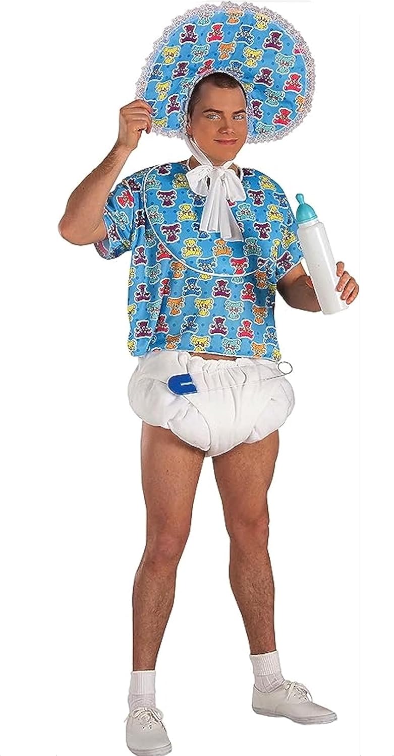 Forum Novelties mens Big Baby Kit (Includes Diaper, Pin, Pacifier Only)