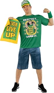 Morph John Cena WWE Costume Men, Wrestling Costume Mens, Halloween Costumes for Men