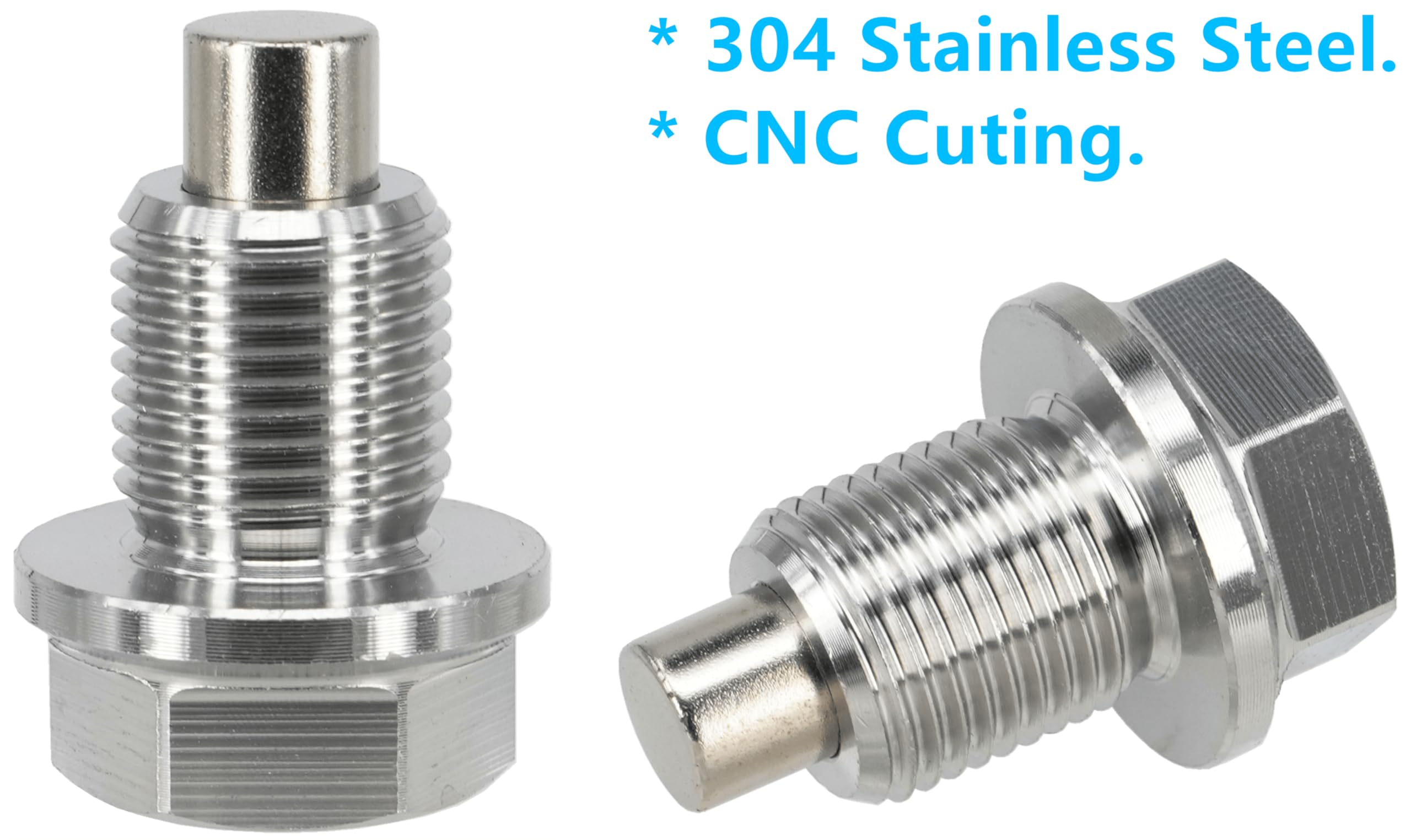Amazon.com: abczok 1PC M14x1.25 Stainless Steel Magnetic Oil Drain