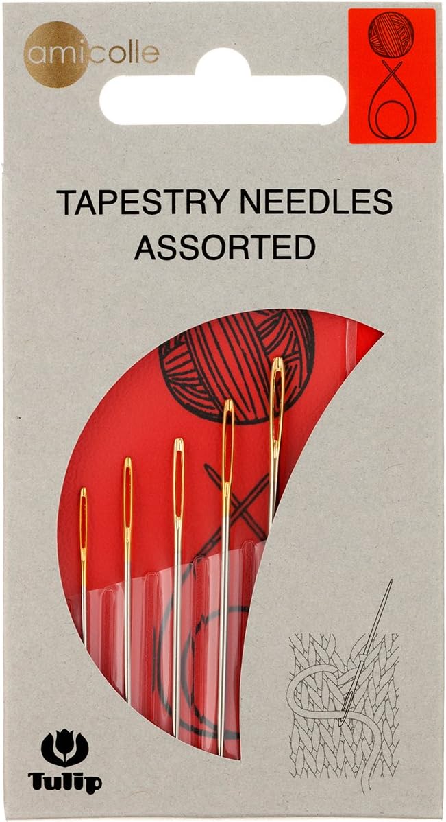 Tulip Big Eye Tapestry Needles-1 Each Size 16, 17, 18, 20 & 23 5/Pkg