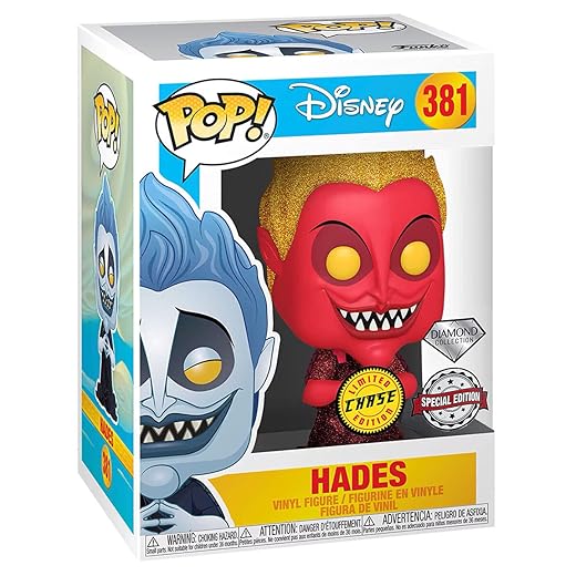 Sale Funko Pop! Disney Hot Topic Exclusive Hades Chase # 381 Pop! Protector