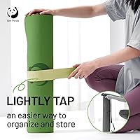 Vista 7 de Slim Panda Yoga Mat Strap Slap Band, One Snap Keeps Mats Tightly Rolled, Heavy-Duty Clasp Fits Most Size Mats(24" L X 2" W)
