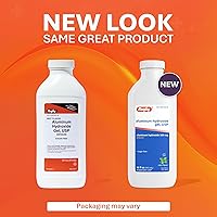 Vista 3 de Hidrogel de aluminio, USP 320mg/0.2 fl oz 16 oz por botella genérico para Amphojel Paquete de 6 en total 96 oz